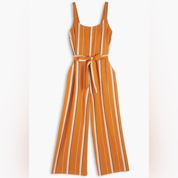 Lucky Brand Dresses & Skirts - Lucky Brand Catalina Striped 100% Cotton Striped Causal Jumpsuit - XL